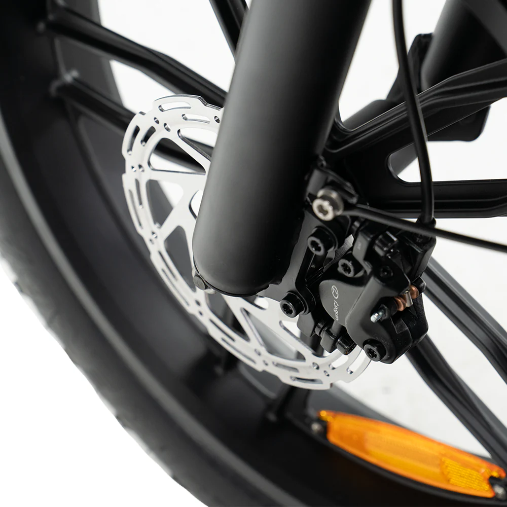 OUXI V8 6.0 (C80) Fatbike - Zwart - Hydraulische Remmen