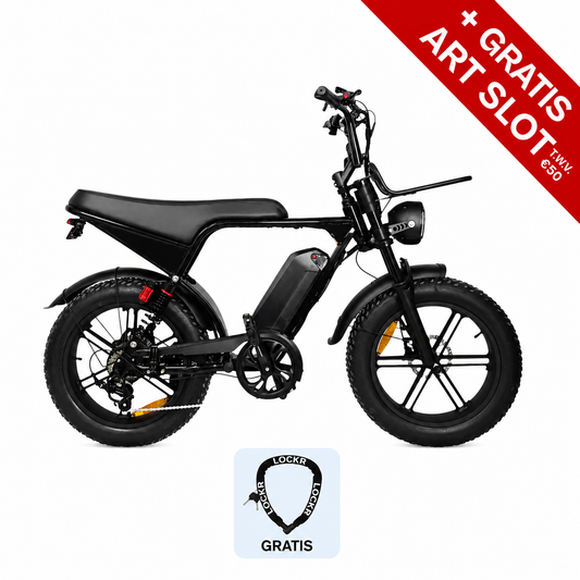 OUXI V8 Pro Fatbike - Zwart - Hydraulische Remmen