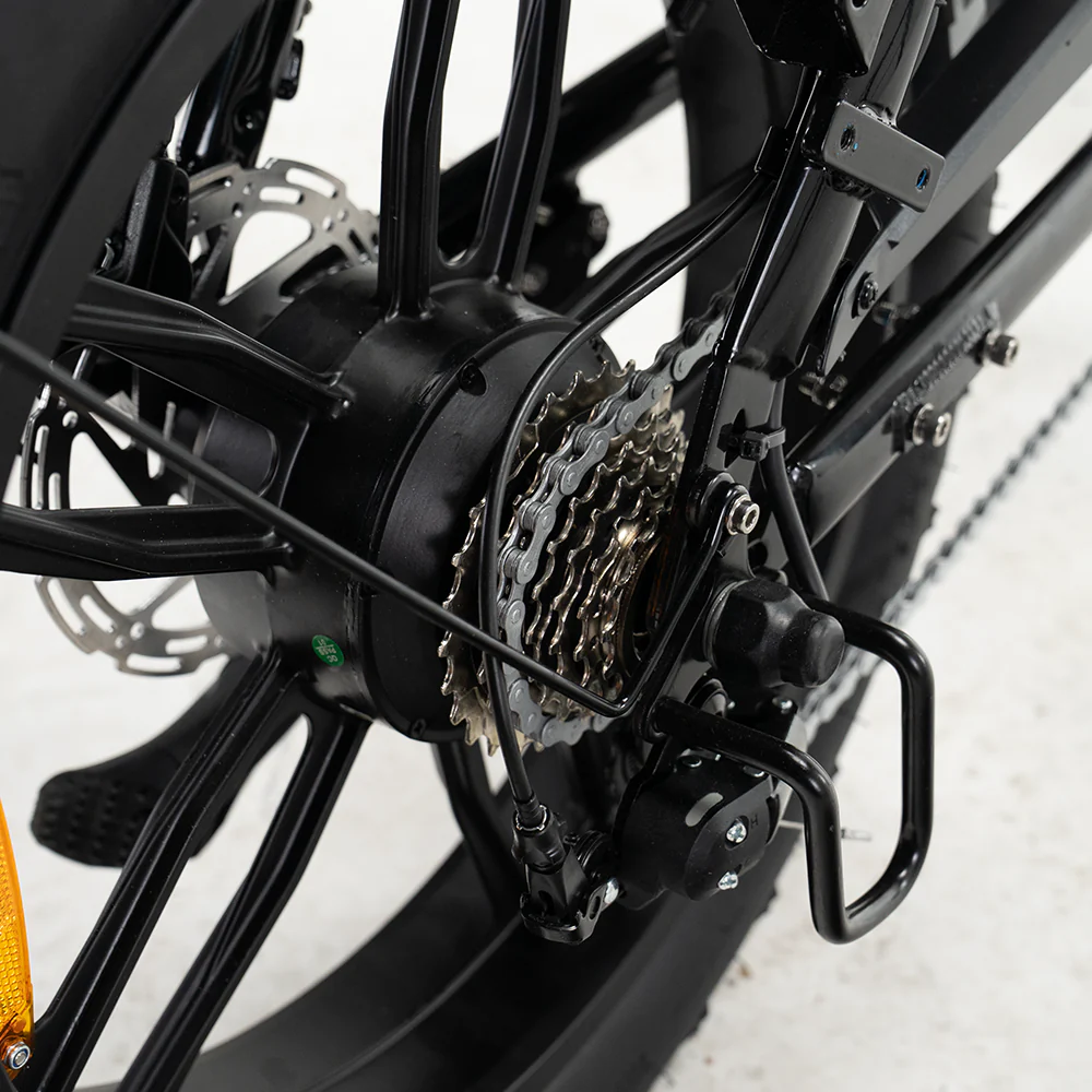 OUXI V8 6.0 (C80) Fatbike - Zwart - Hydraulische Remmen