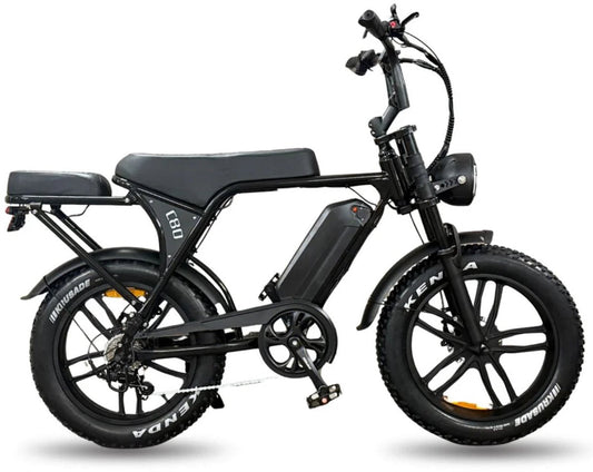 OUXI V8 6.0 (C80) Fatbike - Zwart - Hydraulische Remmen