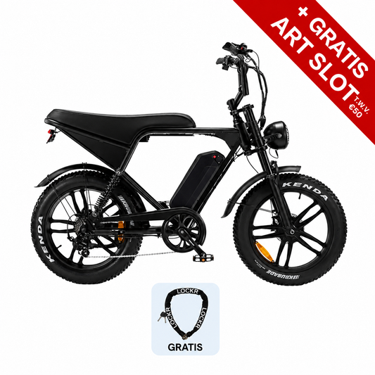 OUXI V8 Pro 24 Inch Fatbike - Zwart - Hydraulische Remmen