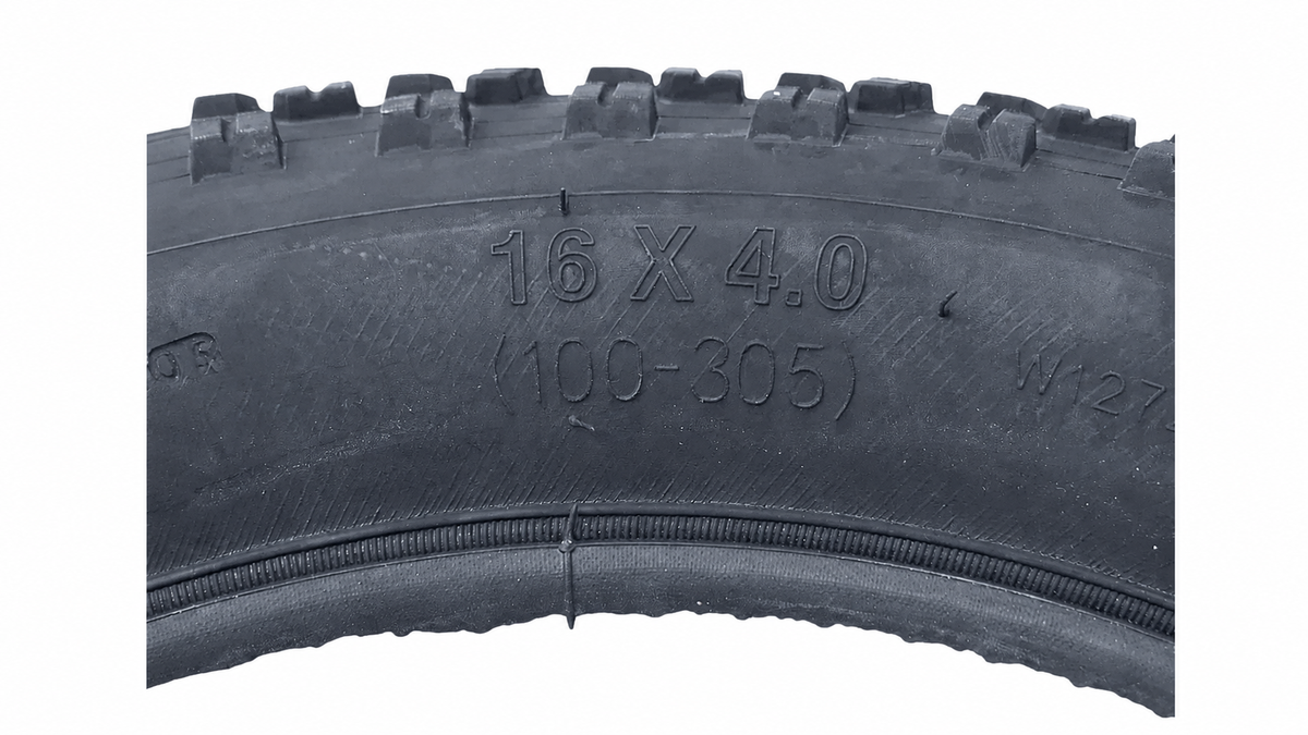 OUXI / QMWHEEL Mini-Buitenband 16 x 4.0